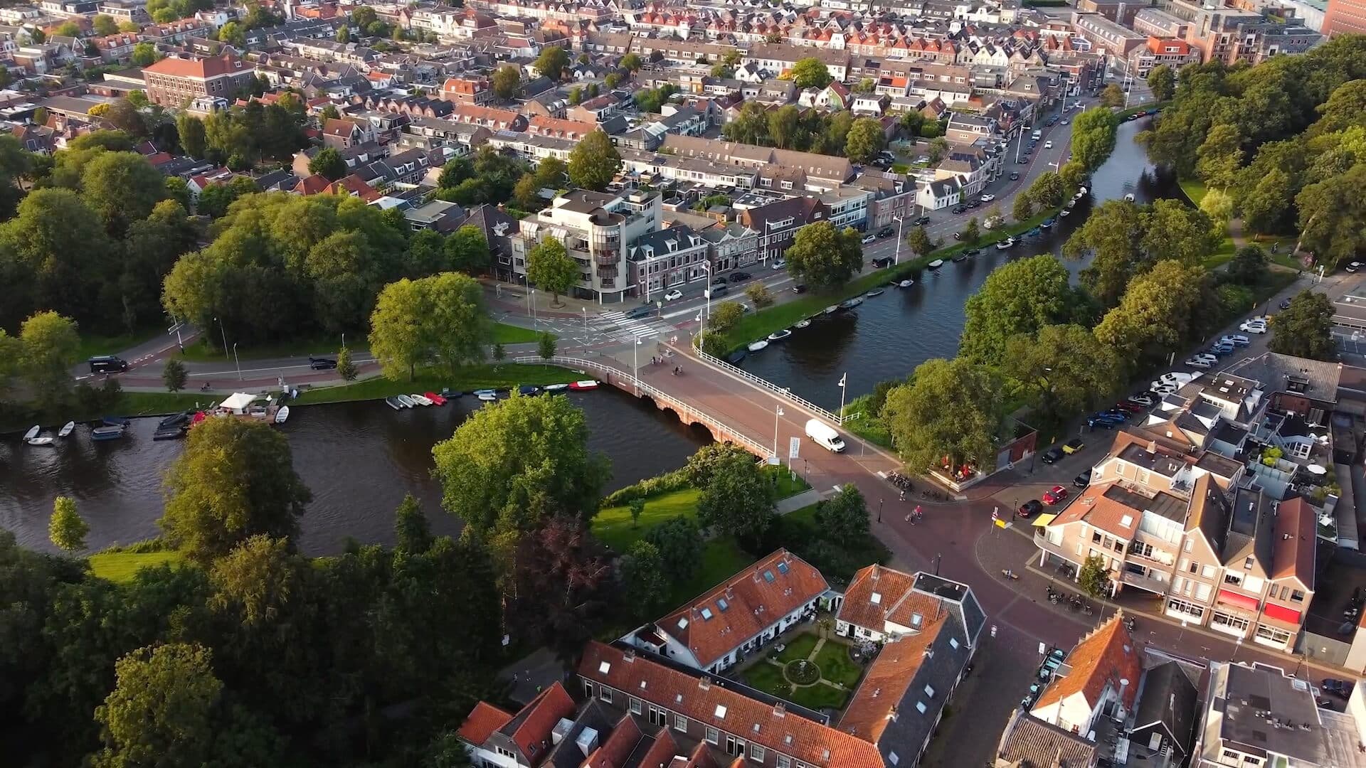 Alkmaar Aerial drone video