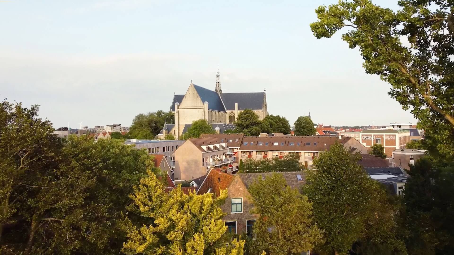 Alkmaar Aerial drone video