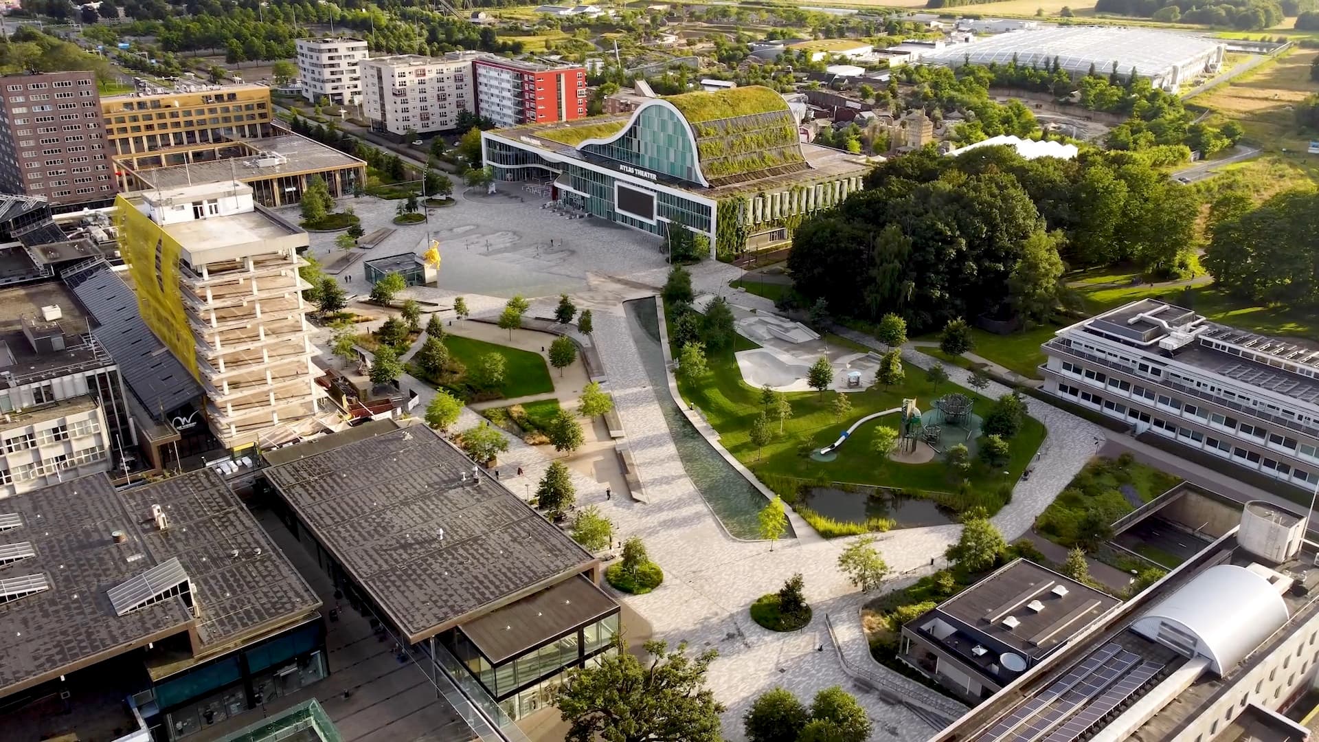 Emmen Aerial drone video