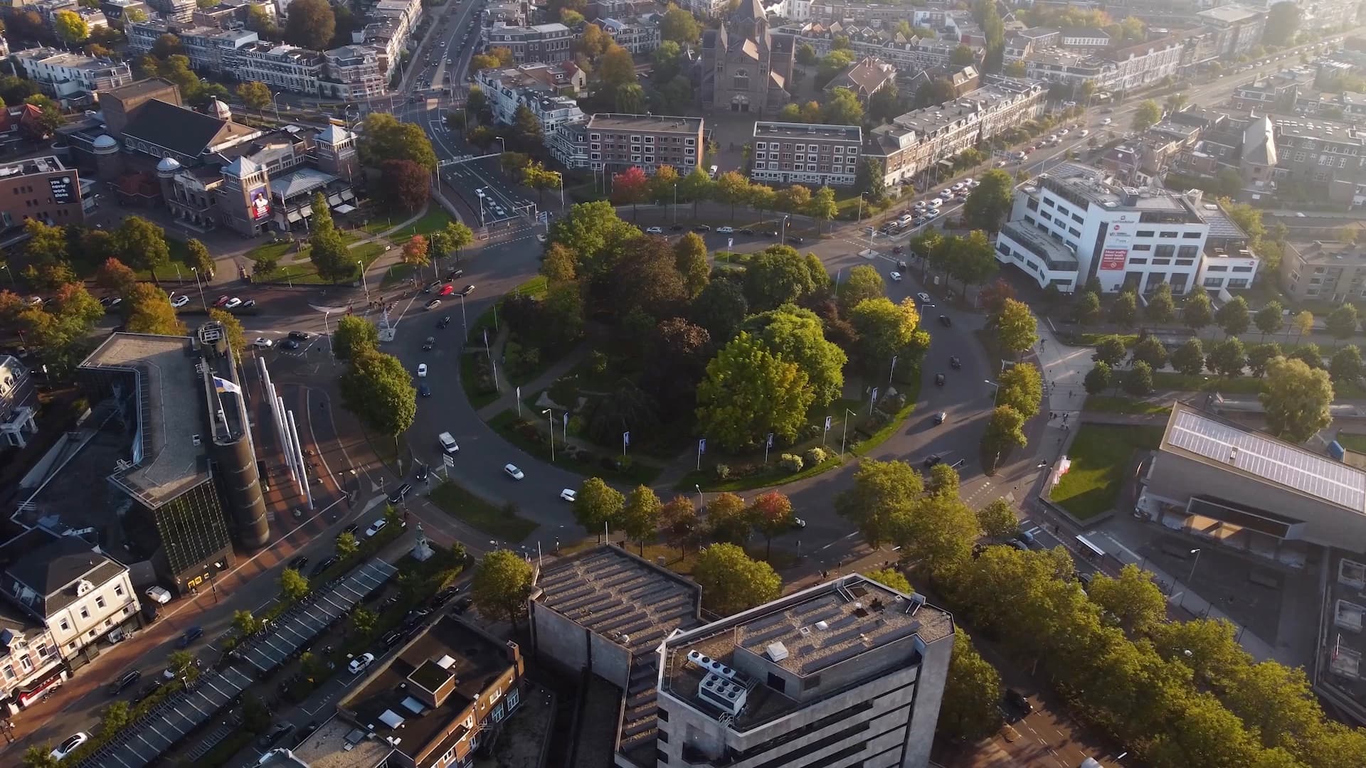 Nijmegen Aerial drone video