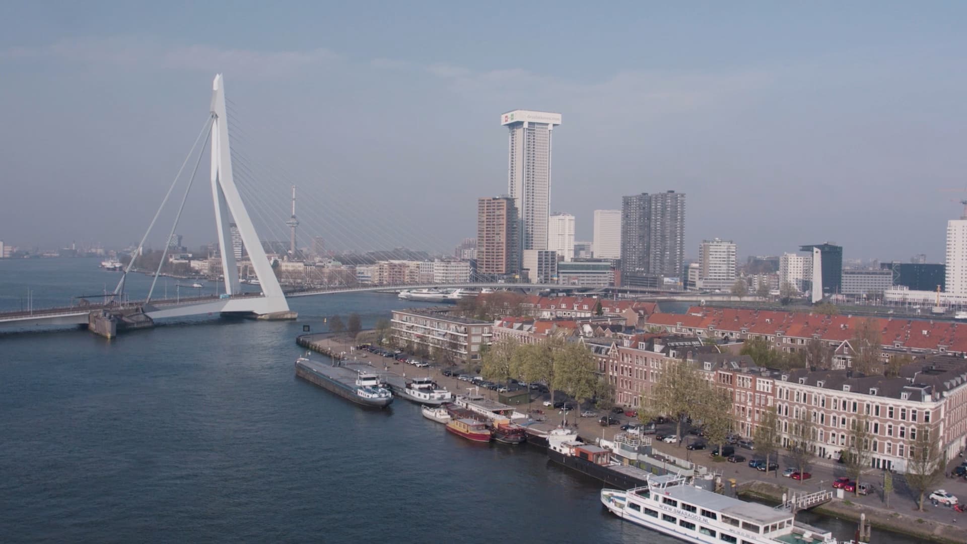 Rotterdam Aerial drone video