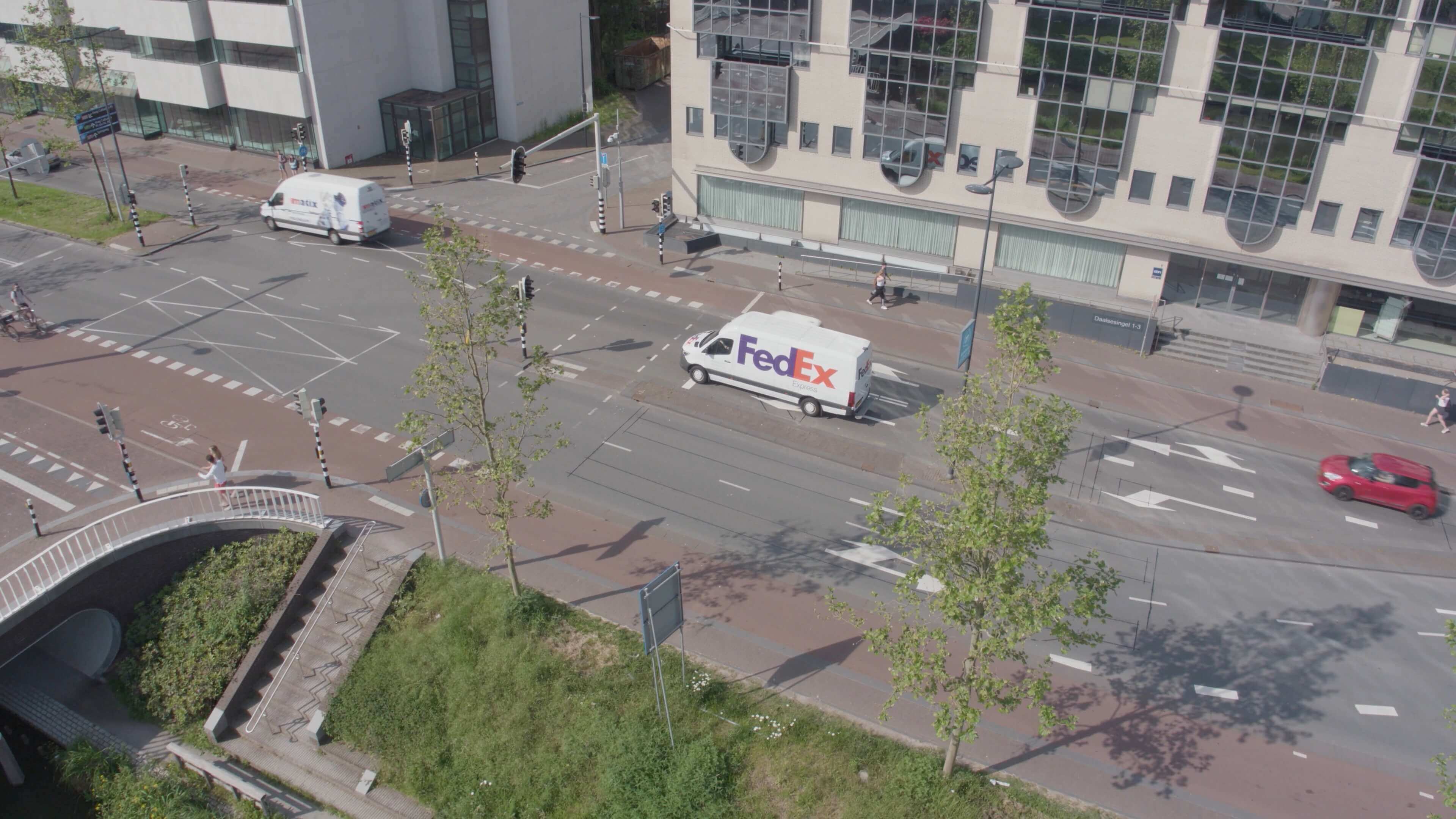 Fedex drone opname