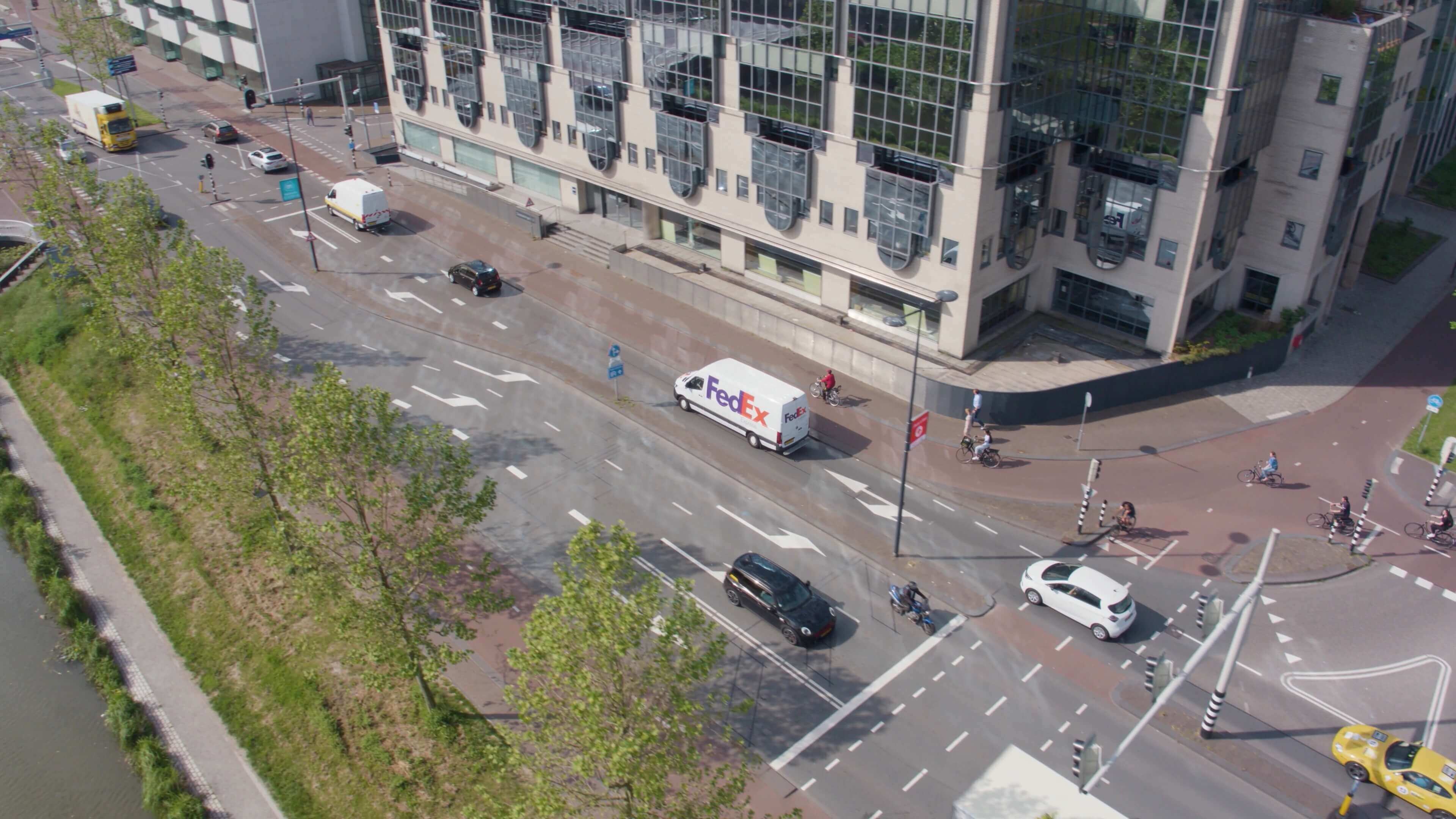Fedex drone opname