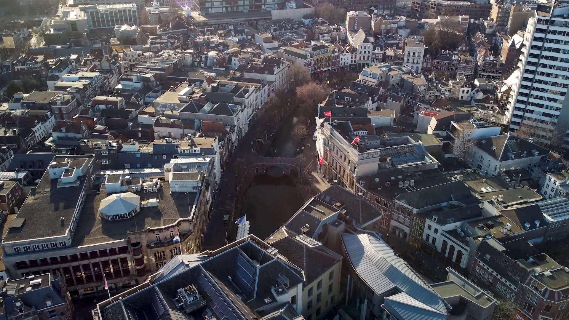 Utrecht Aerial drone video